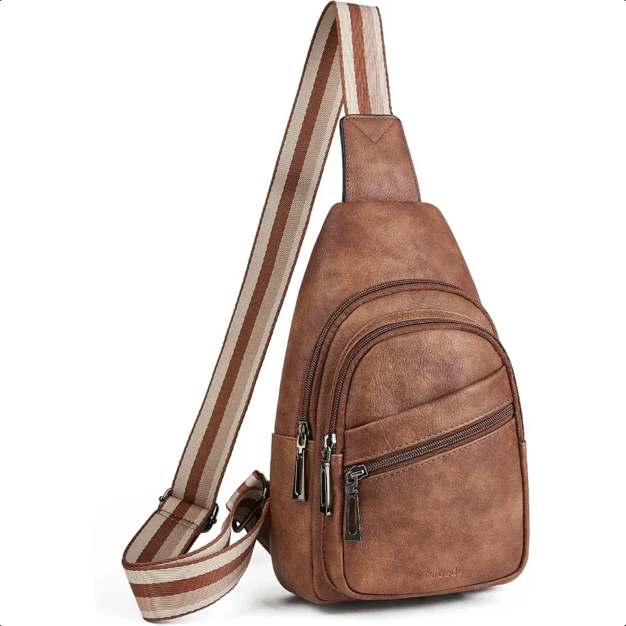 

Sling Bag Crossbody Bags for Women Cross Body Fanny Packs Chest Sling Purses for Travel Shopping Leisure Sport