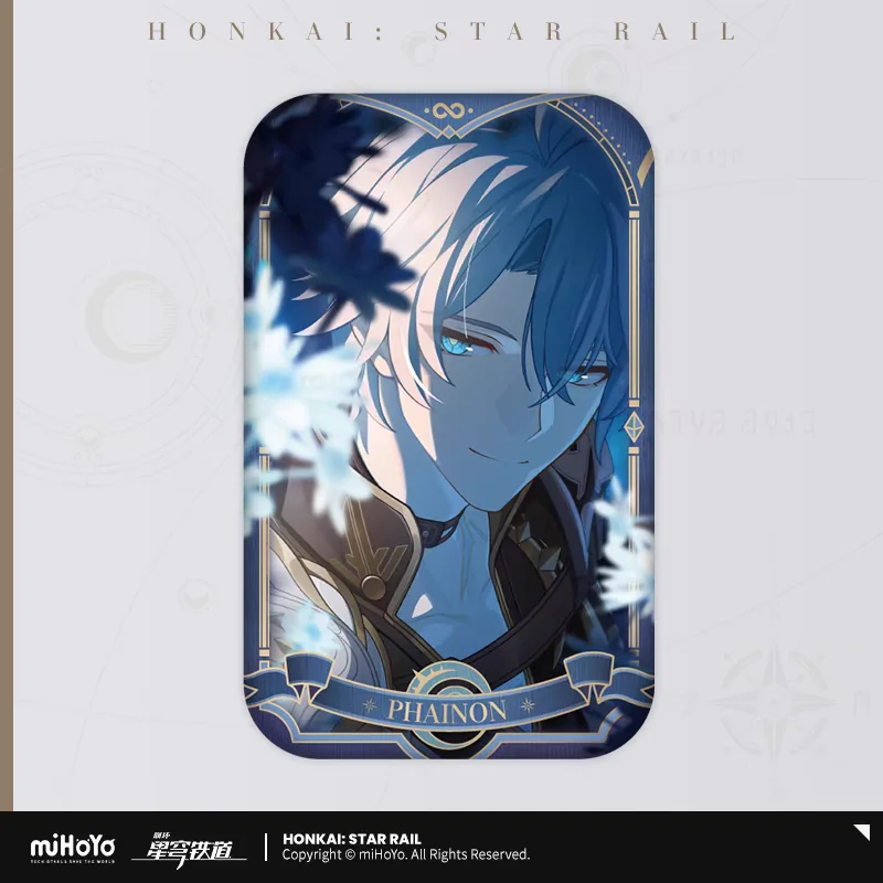 Pre Sale miHoYo Official Honkai Star Rail Elysion Heroes' Era Series Tinplate Badge PHAINON THIBBIE MYDEI AGLAEA Gifts Cosplay