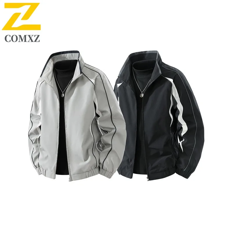 

COMXZ Breathable Jackets Brand Design Windproof Minimalist Outdoor Cycling Climbing Valley Jackets Travel Coat Men's Clothing