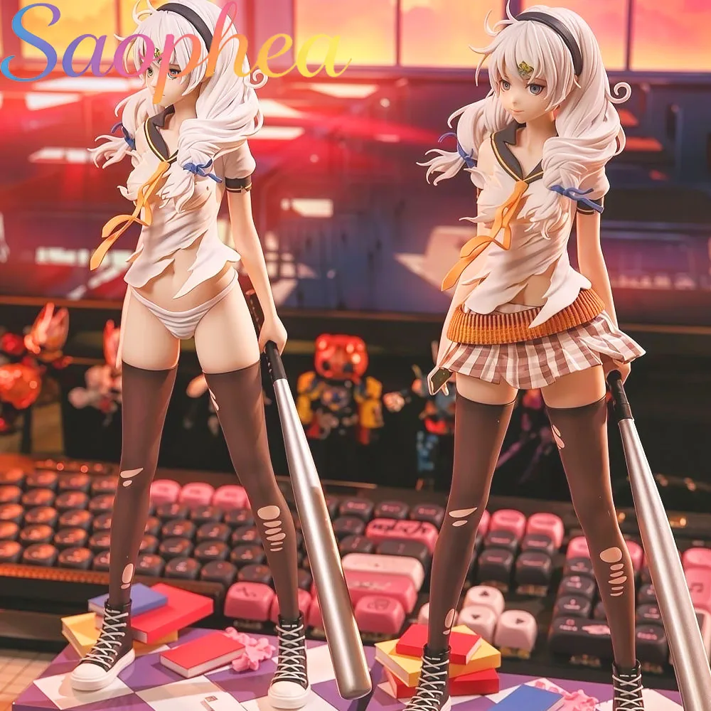 Saophea Kiana Baseball Ver. Ecchi Figure, Sexy Anime Girl Figurine, Waifu Action Figure Collectible Statue