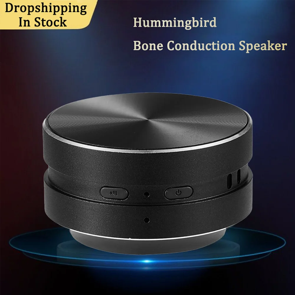 Hot Hummingbird Bone Conduction Speaker Bluetooth-Compatible TWS Wireless Sound Box Portable Mini Stereo Speakers Dropshipping