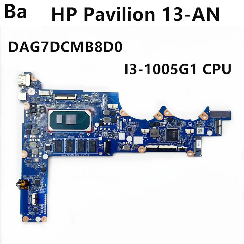 

For HP Pavilion 13-AN Laptop Motherboard DAG7DCMB8D0 SRG0S i3-1005G1 CPU DDR4 100% Tested