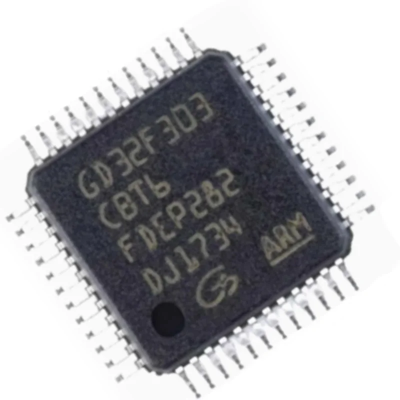 

10Pcs New Original Gd32F303Cbt6 Arm Cortex-M4 32-Bit Microcontroller-Mcu Lqfp-48
