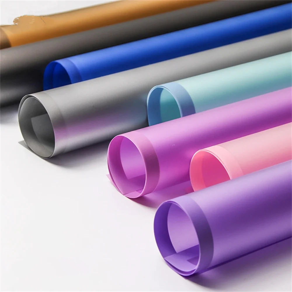 

20sheets Half Transparent Flower Wrapping Paper Korean Style Gift Grinding Edge Rose Packing Florist Bouquet Wrapping Material