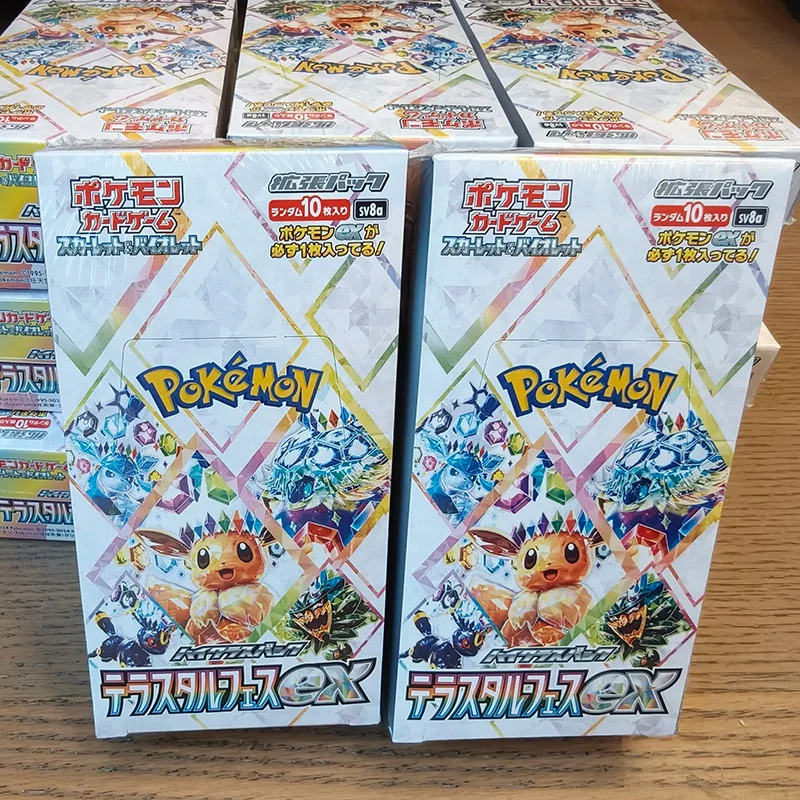 

New Original Pokemon Trading Card Game Sv8a Terastal Festival Ex Japanese Version Sealed Collectible Car For Adult Collectors