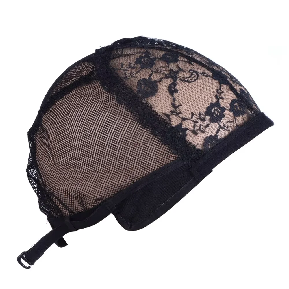

1pc Wig Cap for Making Wigs with Adjustable Strap on the Back Weaving Cap Glueless Wig Caps Hair Net Black