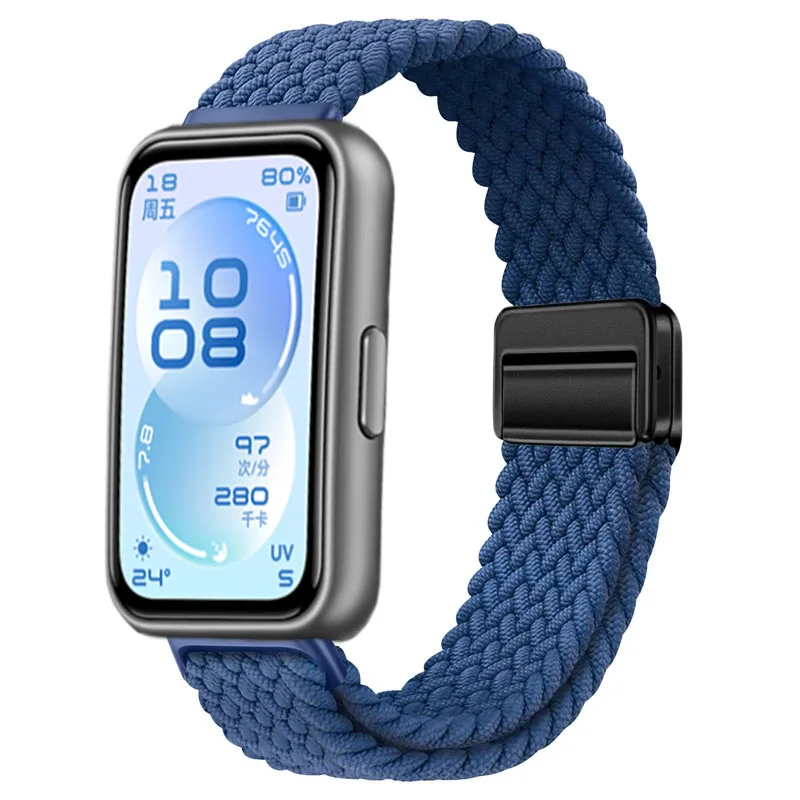 Offizielles geflochtenes Nylon-Schlaufenarmband für Huawei Band 11/11 Pro, Armband mit magnetischer Schnalle für Huawei Band 8/9/10/11/11 Pro – Detail 13