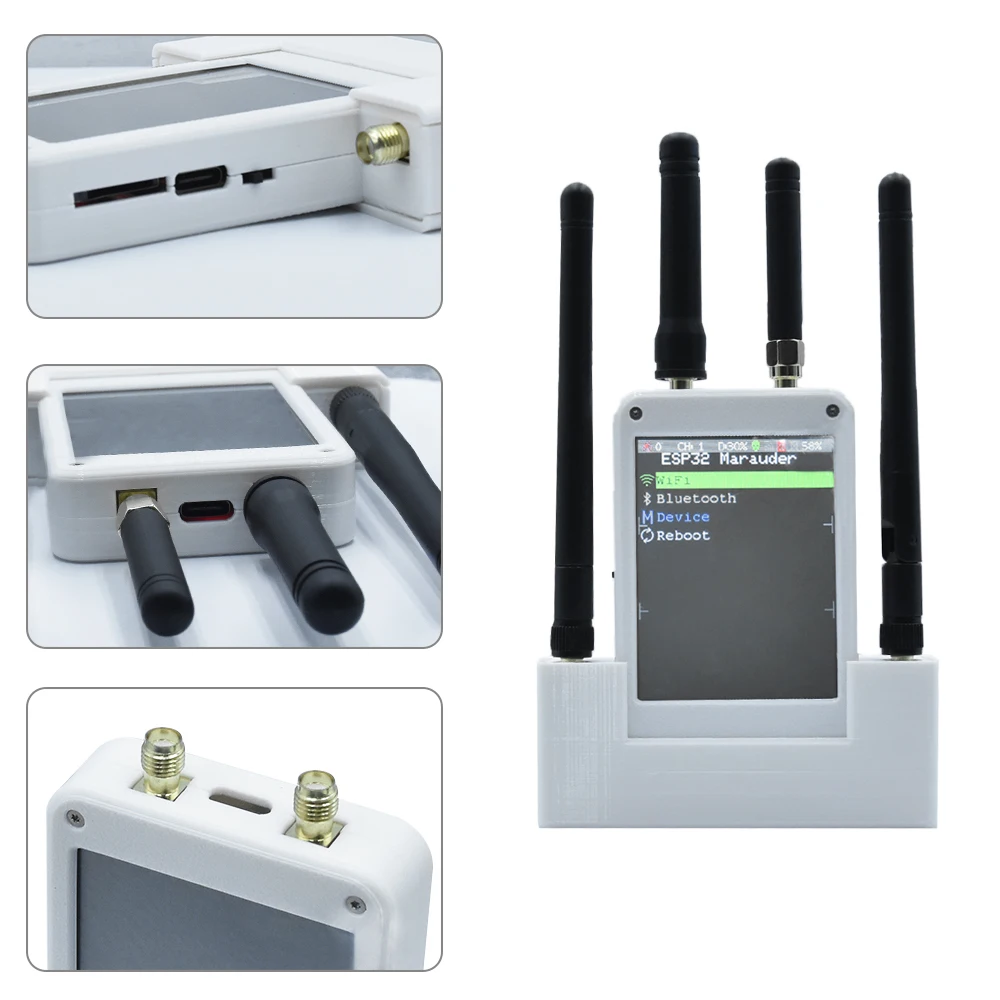 In stock Flipper Zero  ESP32 4 in 1 Expansion Board  433M RF +ESP32 S2 + GPS 2.8 Inch Screen  Geeks Open Source Module Hacker To