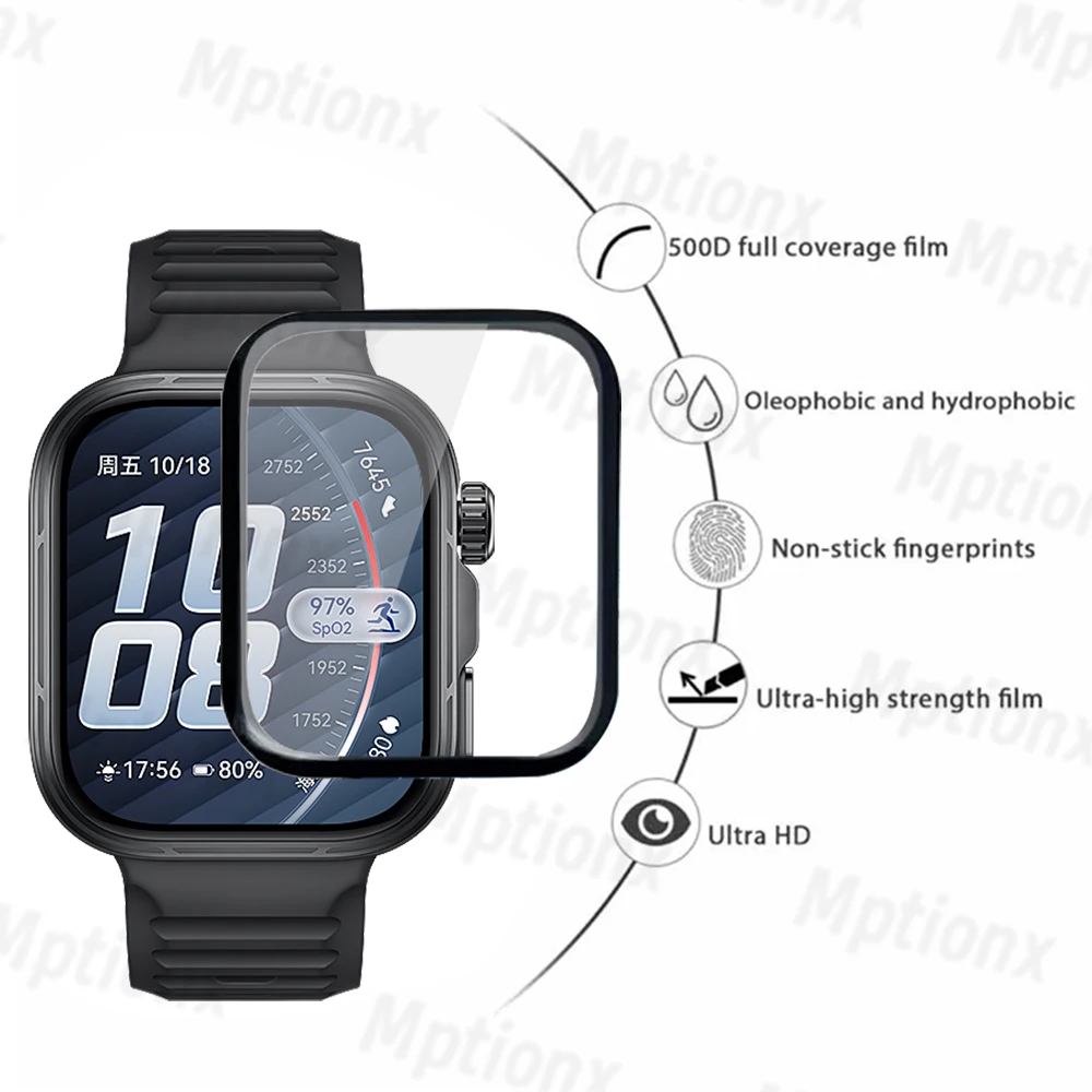 Screen Protector Film For Huawei Watch Fit 5 Pro Curved Soft TPU HD Clear Anti-Scratch Film for Huawei Watch Fit 5 Accessories