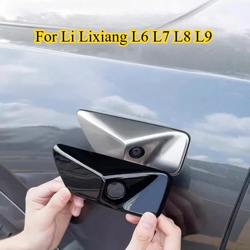 

Для Li Lixiang L6 L7 L8 L9 2023 2022, украшение на боковое крыло, крылья для камеры, защитный чехол, автомобильные аксессуары, защитные наклейки