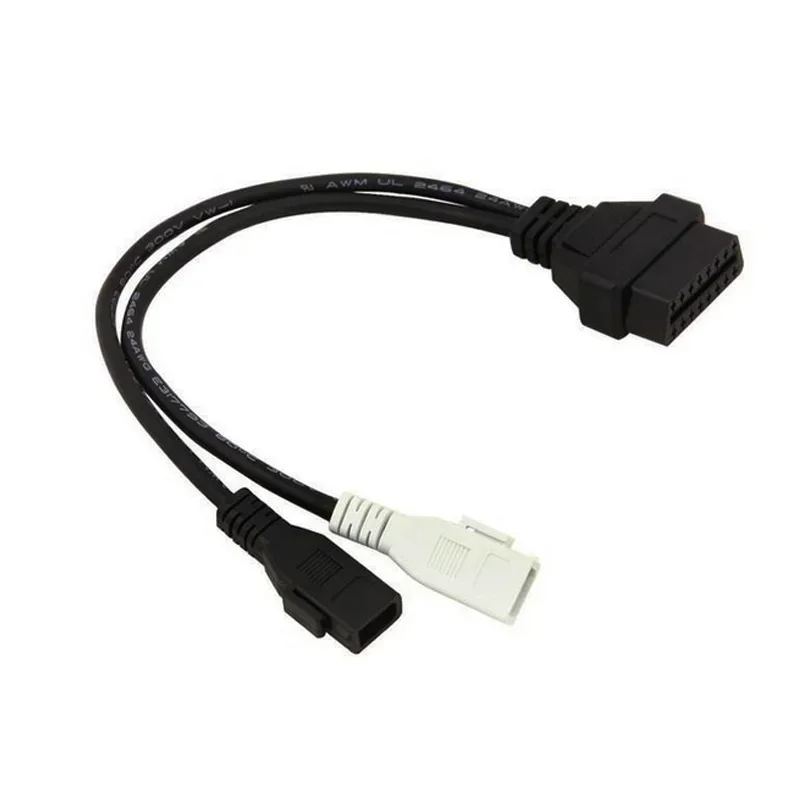 2P+2P to 16Pin OBD2 Cable VAG Adapter For AUDI 2X2 OBD1 OBD2 Car Diagnostic Cable 2P+2P to 16Pin Female Connector for VW/Skoda