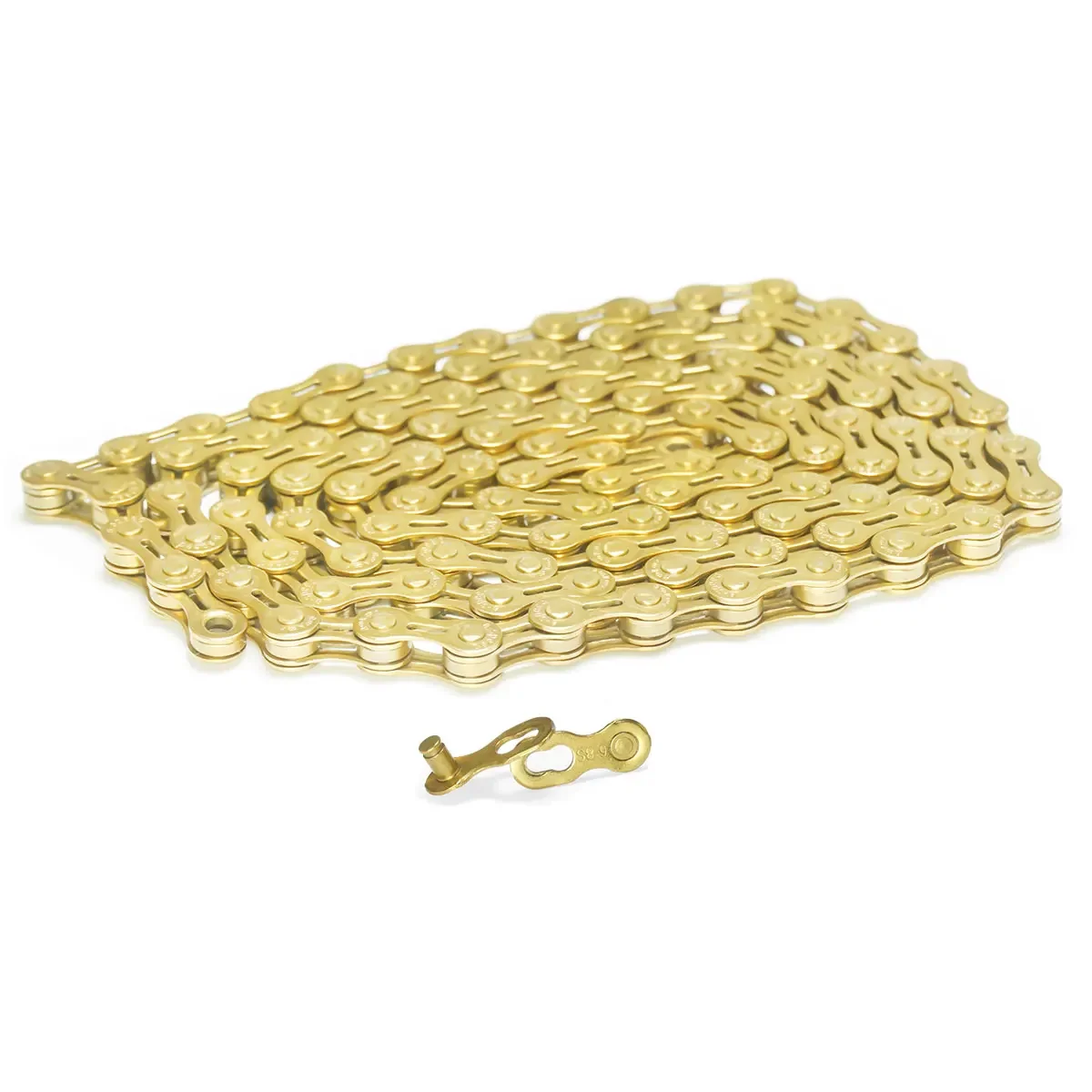 Rookoor MTB الطريق سلسلة دراجات 6 7 8 سرعة الفضة التيتانيوم مطلي EL نصف سلاسل مجوفة 116 وصلات الدراجات اكسسوارات الدراجة جزء