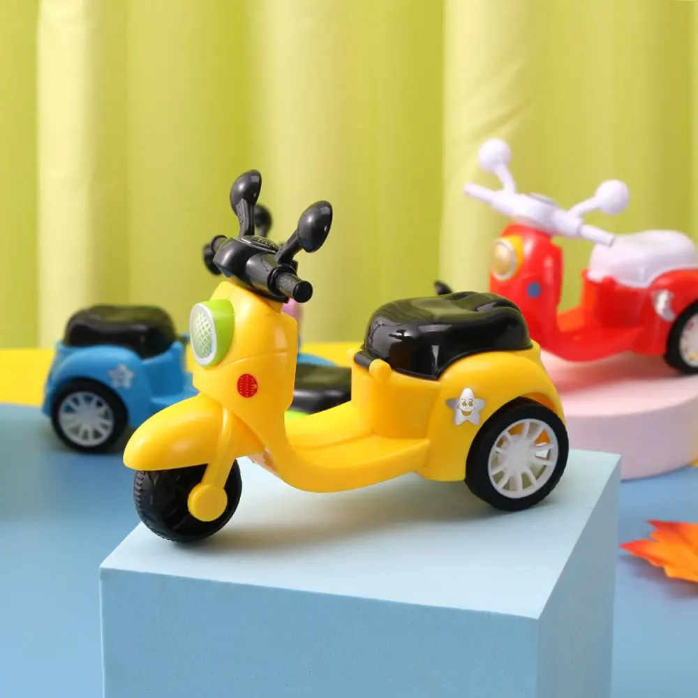 Grappige cartoon simulatie motorfiets model meisje voertuigen vroeg leren mini motorfiets jongen speelgoed kinderen traagheid auto trek auto