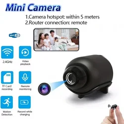 Full 1080P HD X5 Mini WiFi Intelligent Camera Baby Monitor Home Security Wide Angle Support Memory Card USB Security Cam