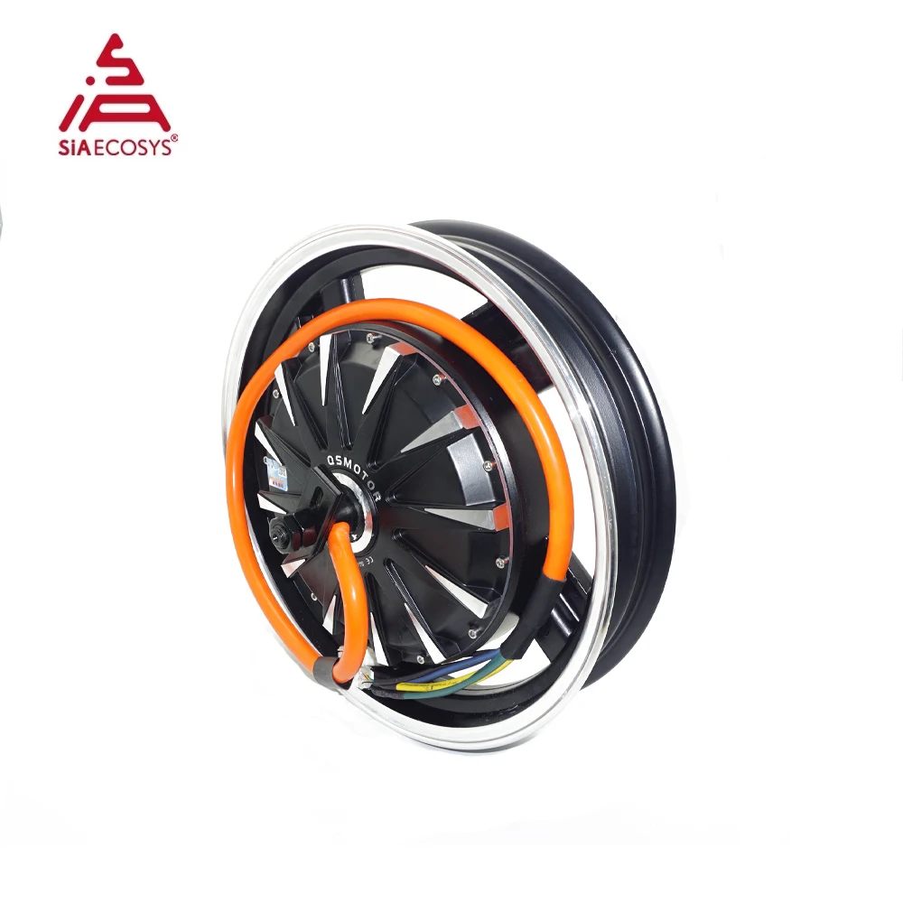 Neu ankommen! Qs16x7.5 inch 2,75 v 1,4 4000w 50h elektrisches motorrad bldc radnaben motor