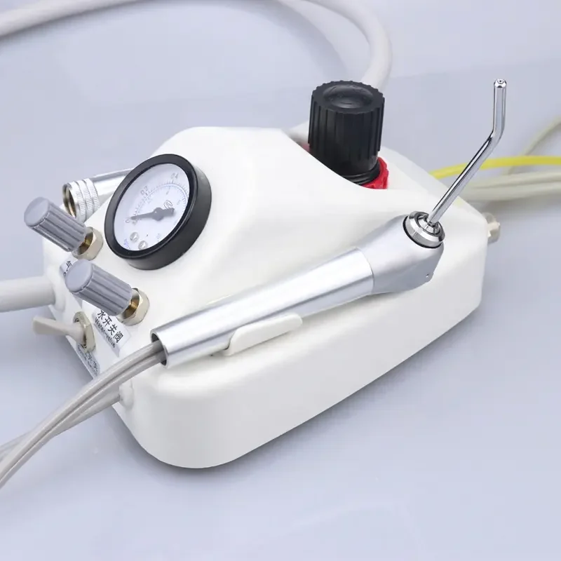 

Dental Turbine Air Unit Work with 3 Way Syringe Handpiece Work With Air Compressor 2/4 Holes Teeth Whitening Dentistry Equipment