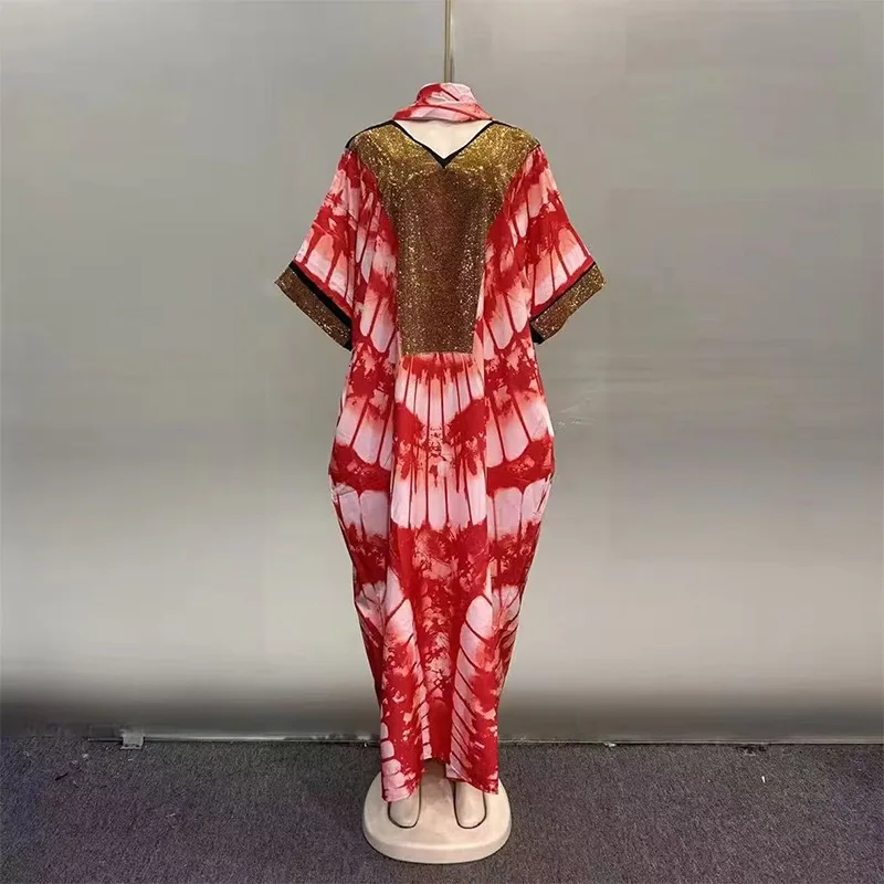 

2026 African Dresses for Women Traditional Africa Clothing Dashiki Ankara Outfits Gown Abayas Robe Muslim Kaftan Maxi Long Dress