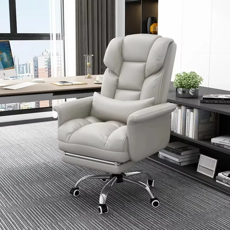 

Design Back Support Fancy Office Chair Ergonomic Footrest Relax Comfy Office Chair Nordic Luxury Silla Oficina Salon Furniture