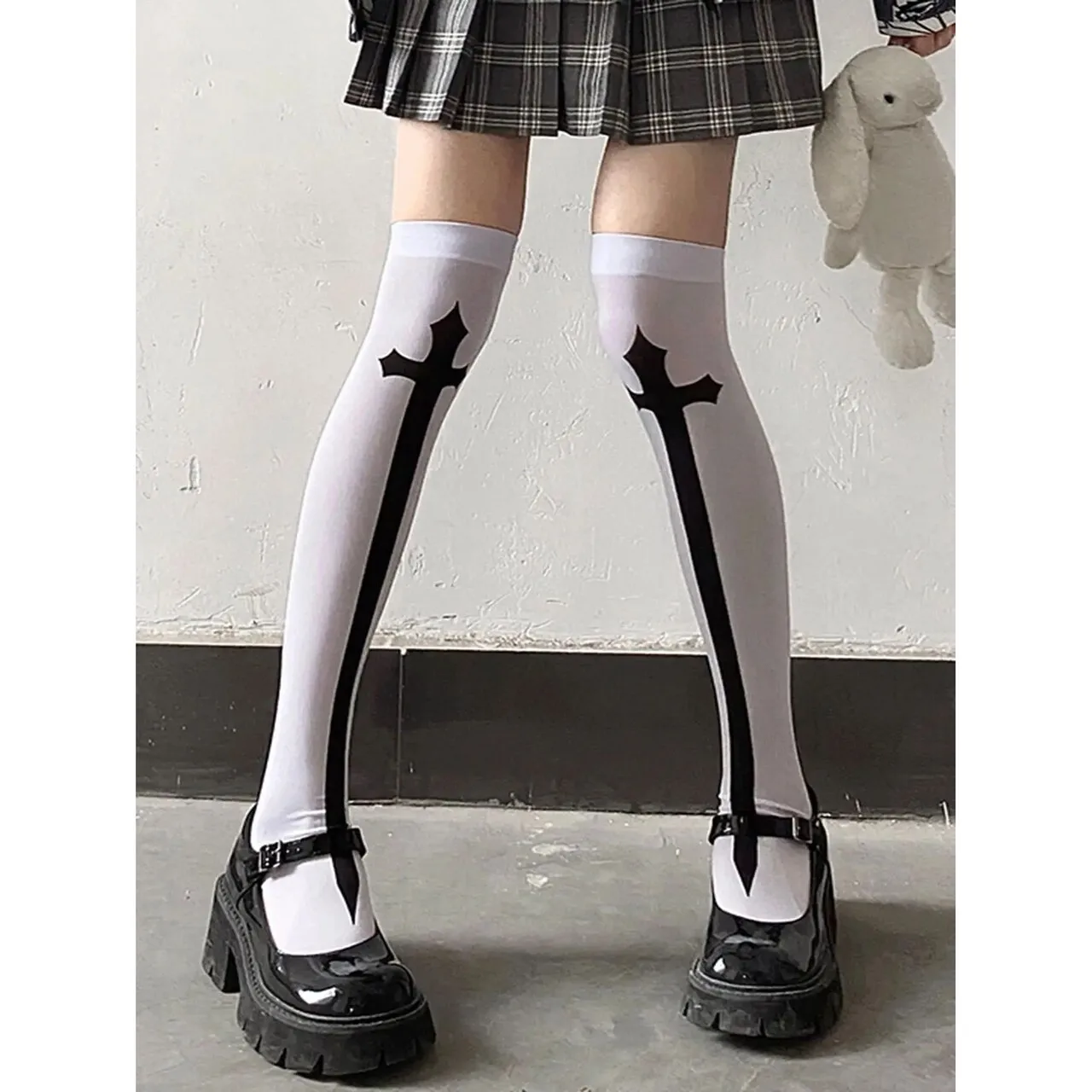 calcetines-jk-de-tubo-largo-con-estampado-cruzado-hasta-la-rodilla-par-de-leggings-elasticos-modernos-y-comodos-para-mujeres-y-ninas