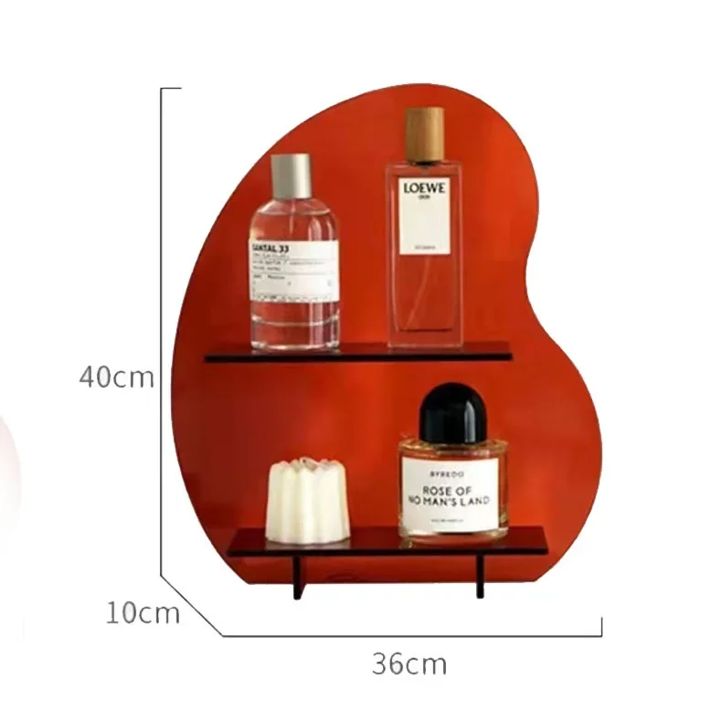Acrylic desktop shelf ins cosmetics storage shelf Korean perfume shelf
