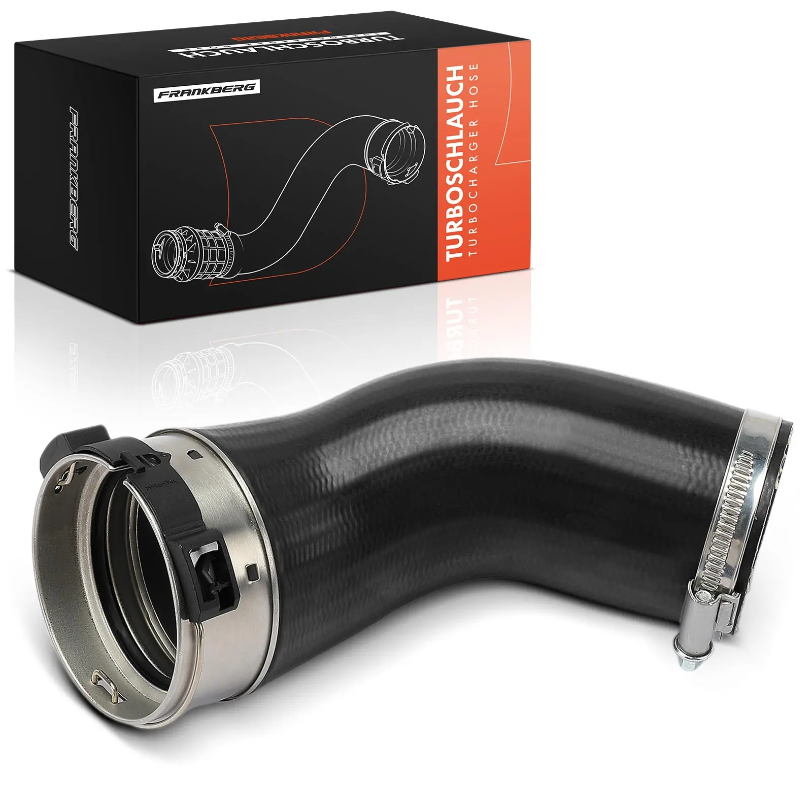 Tuyau d'air de charge Frankberg 1x, tuyau de turbo, refroidisseur d'air de charge pour Volvo S60 II S90 II V40 V70 III XC70 II 2.0L 31657738 32222272