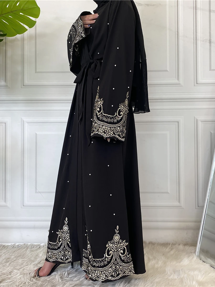 Modest Abaya Ramadan Dubai Robe Femme Musulmane Turkey Kaftan Islamic Clothing Muslim For Women Kimono Caftan Marocain Cardigan