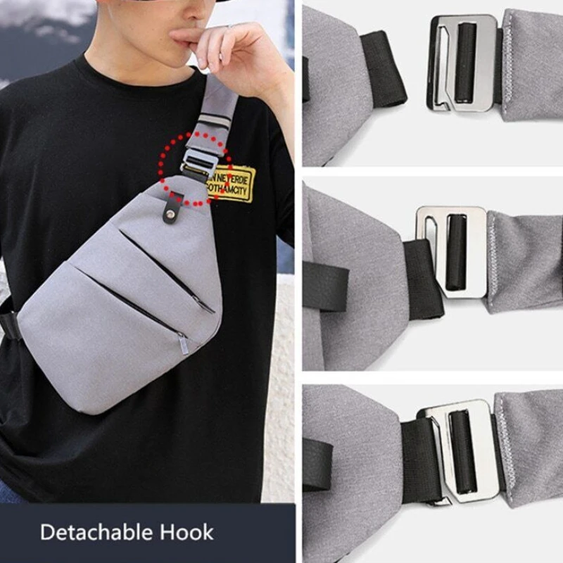 

Body Bags Male One Shoulder Sling Bag Anti-theft Small Chest Bag Mini Cross