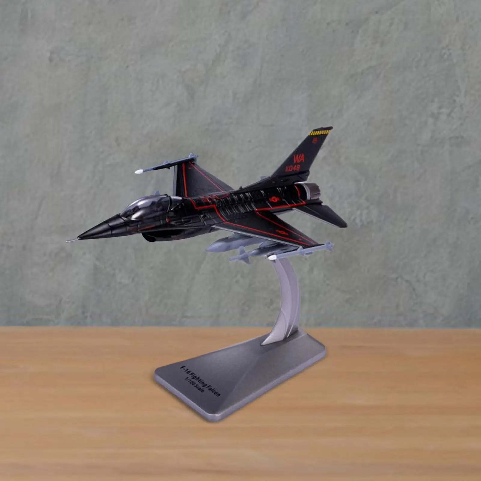 

1/100 F16D Plane Model Collectables Ornament F16D Fighter Model Aircraft