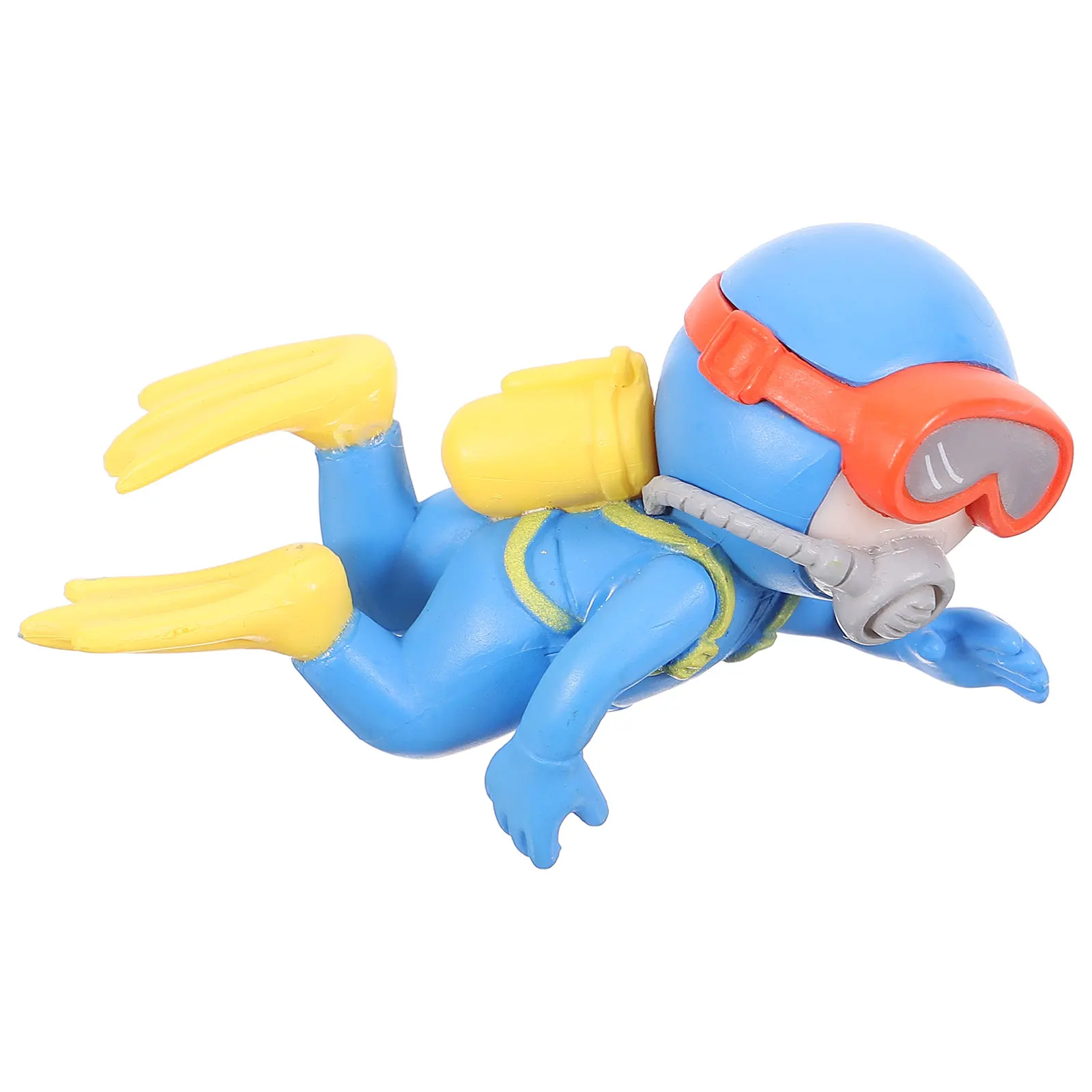 

Cartoon Diver Aquarium Decoration Floating Ornament Safe Resin Material Fish Tank Accessory Floating Diver Ornament