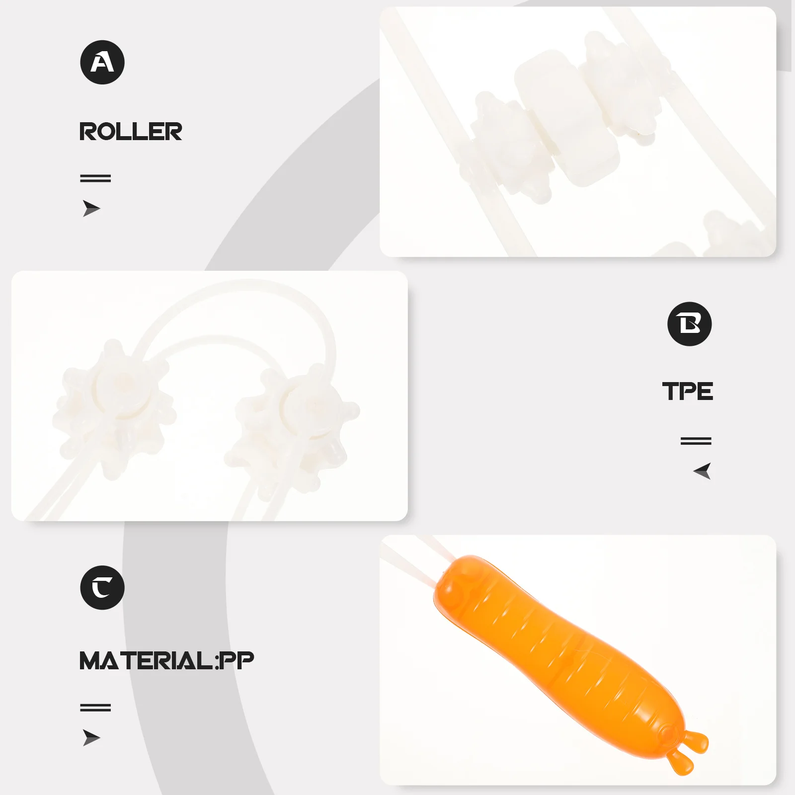 Rullo per massaggio alla schiena Massaggiatore per strisce per tirare indietro per alleviare il dolore muscolare Strumento di allungamento portatile per uso in palestra a casa