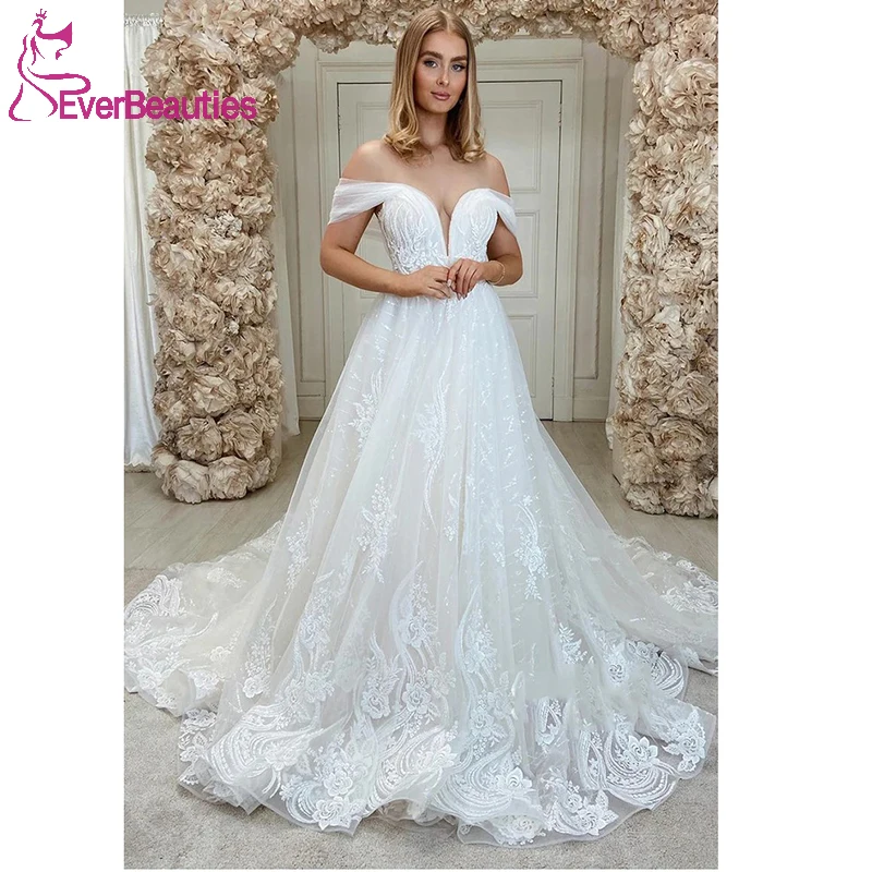 Robe de mariée boho vestido de casamento para as mulheres tule rendas praia vestido de noiva mangas compridas vestidos de novia boêmio vestido de noiva