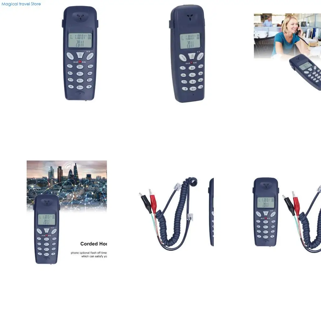 N2UB Portable Telephone with Caller Display and Line Test Function Suitable for Home and Office Use