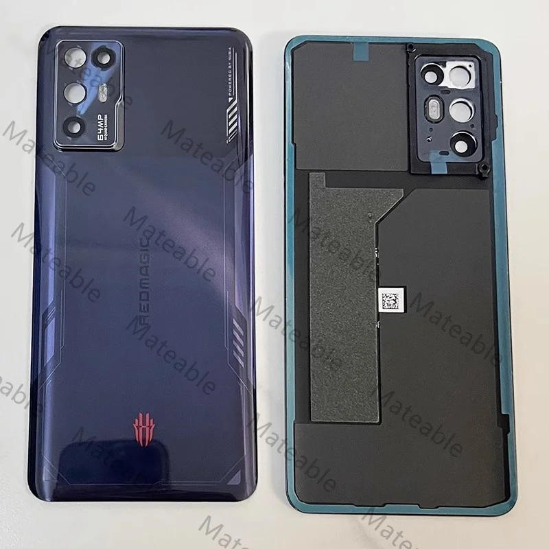 RedMagic6R Rear Housing For ZTE Nubia RedMagic 6R Red Magic Back Cover Battery Case Replace Repair Spare Parts