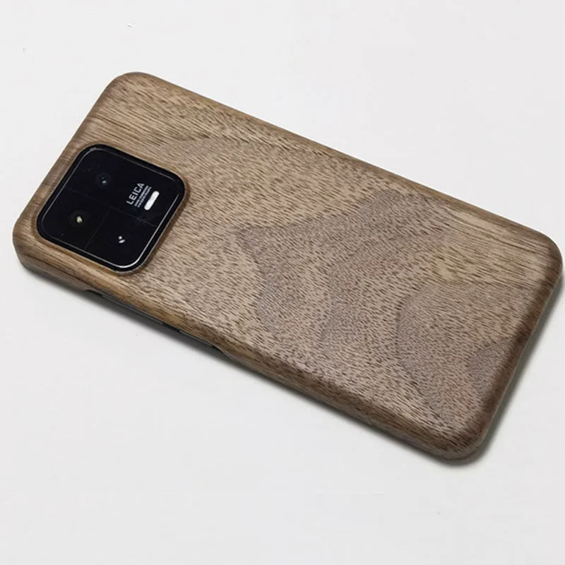 For Xiaomi Mi 13/13 Pro/13 Ultra/14/14 Pro/15 Real Wood Bamboo Walnut Rosewood Hard Ultra Slim Back Case Luxury Matte Cover