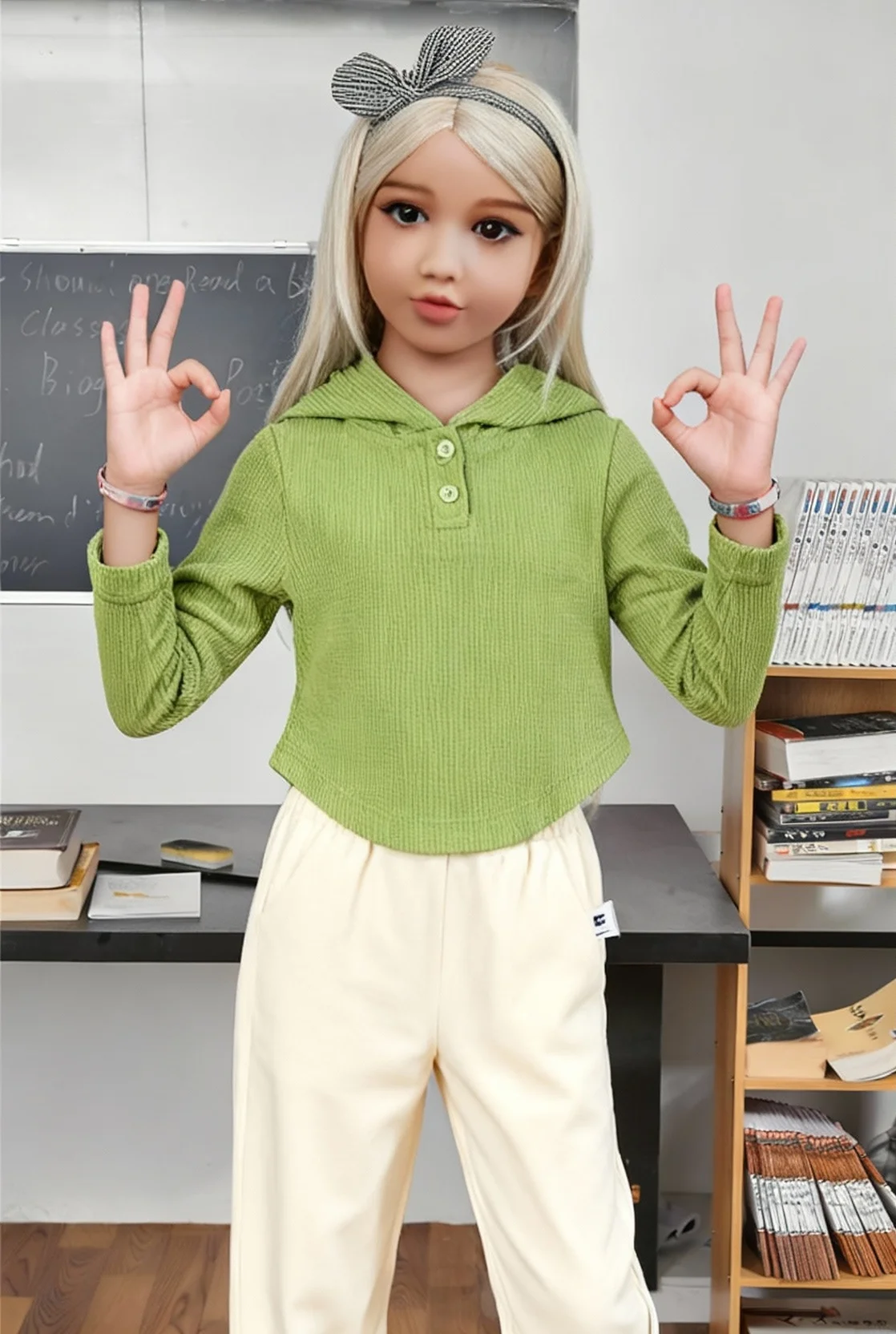 110cm等身大TPEアニメドール、可動関節と柔らかい肌、取り外し可能な頭部、ポーズが取れるコレクタブルフィギュア、迅速な国内配送