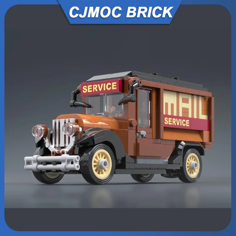 

353pcs Car Model MOC Building Bricks Mail Truck Technology Gifts Holiday Assemble Toys Suit For Collector MOC-240526