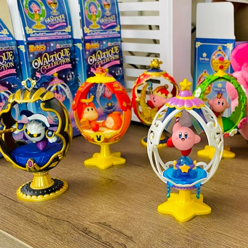

Коллекционные фигурки Rement Kirby Blind Box Bottle World в форме яйца, декор для рабочего стола, загадочные игрушки-капсулы для фанатов аниме, коллекционные фигурки