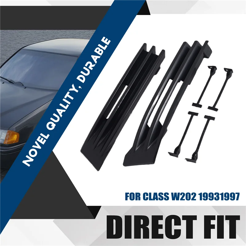 

A90Q-1 пара переднего бампера автомобиля, крышка фаркопа, крышка буксировочного отверстия, накладка на крышку прицепа для Mercedes Benz C Class W202 1993-1997 гг.