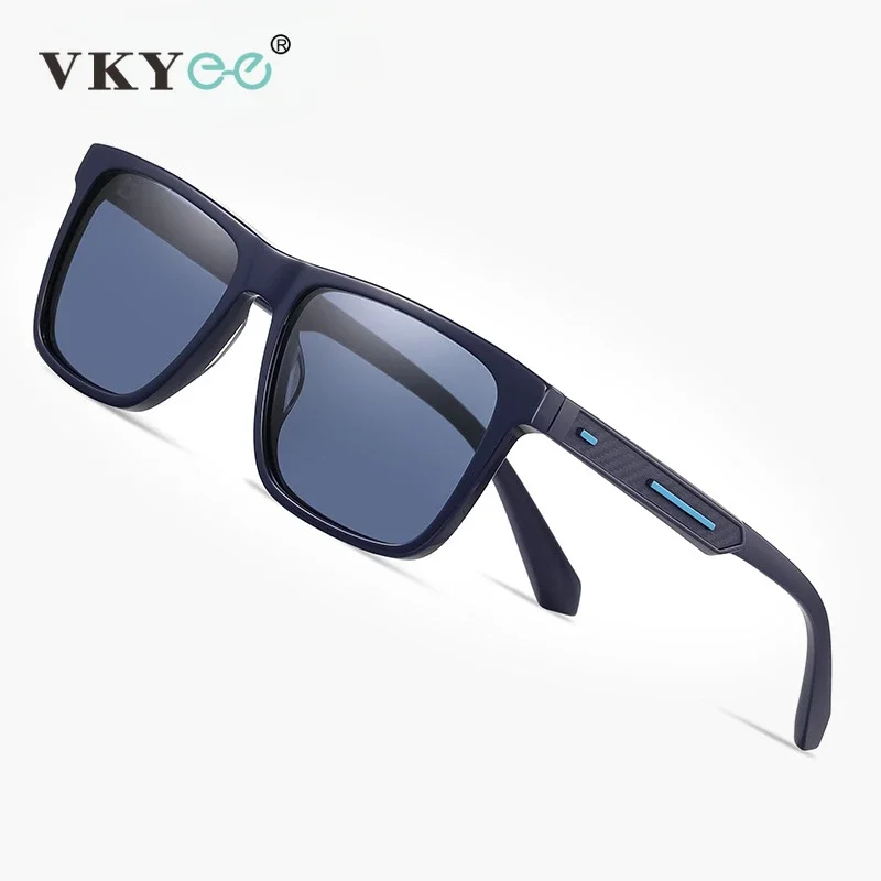 VICKY New in Acetate Polarised Sunglasses Men Fashion Dazzle Colour Sun Glasses Customisable Driving Anti-glare Sunglasses 9105