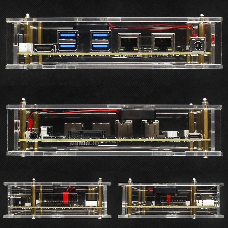 Banane Pi BPI-F3 Acryl Fall transparente Schale Schutz box optional Lüfter für Banane Pi BPI-F3 Entwicklungs board