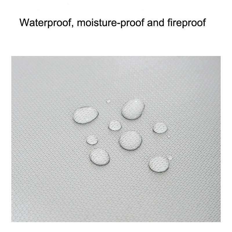 Fireproof Document Bag Safety Organizer Zipper Waterproof Money Pouch Multi-Layer Card Case Travel File Bag Papers Storage Box