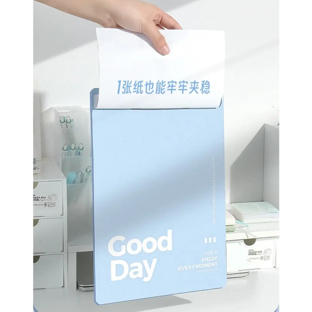Simple Plastic A4 File Folder Thickened Hangable Storage Writing Clipboard Writing Pad Gift/Prize