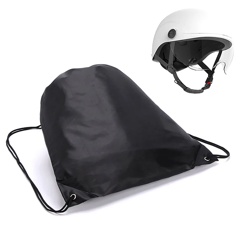 1Pc Helmet Bag Rainproof Backpack Drawstring Pocket for Motorcycle Scooter Bicycle Full Half Helmet Lid Protect Bag