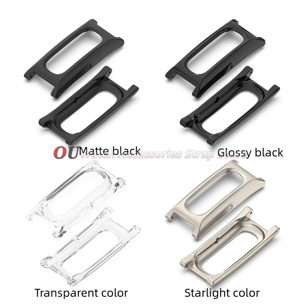 For Google Fitbit Air Combo 12mm Inner Lug Adapter 1pcs PC Case for Google Fitbit Air Watch Band Strap Connector Accessories