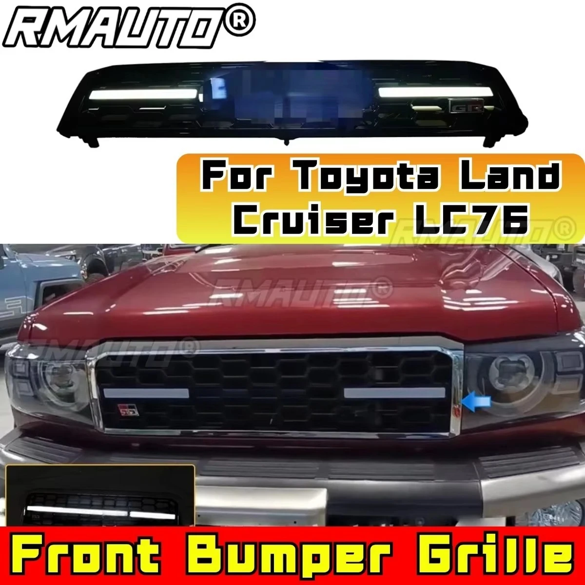 Car Led Bumper Gril…