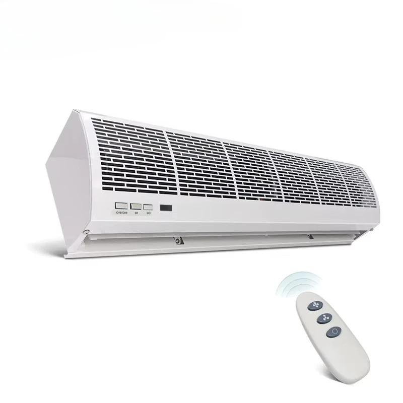 1-2.5 meter remote control indoor clean room air curtain machine with motor, wall mounted high efficiency core engine