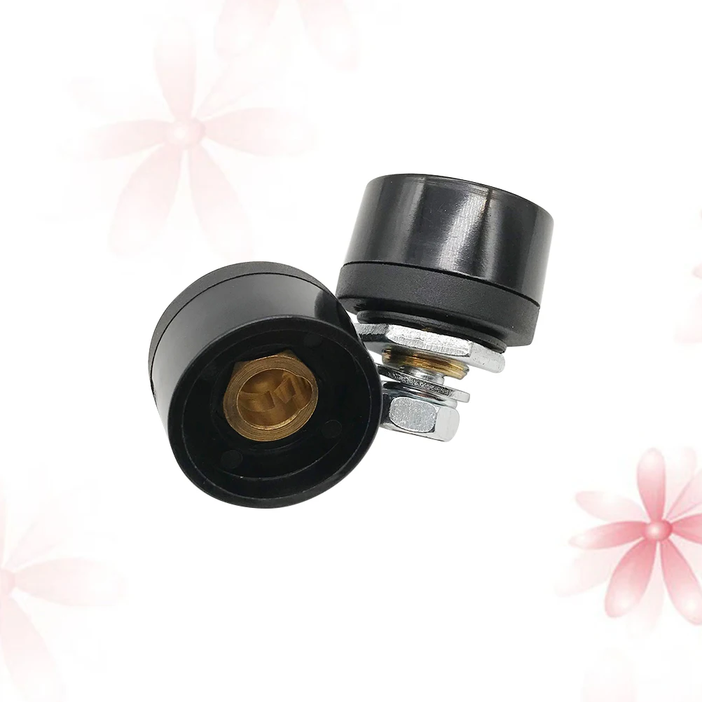 

2 Pc Machine Panel Tig Welding Accessories Equipment Gas Lens Soldering Quick Connector Plug for Electrode Nozzle Stubby