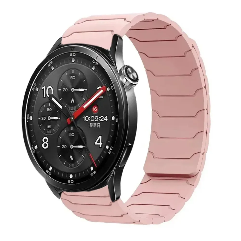 20/22mm Magnetic Silicone Strap for Xiaomi 5/S5-4-3-2 Sports Breathable Bracelet for Oneplus 4/3/2/Lite Amazfit Bip 6-5-Max Belt