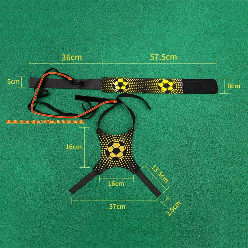 Soccer Ball Juggle Bags Toy Children Auxiliary Circling Training Belt Kids Soccer Kick Trainer Kick Solo Soccer Trainer Football