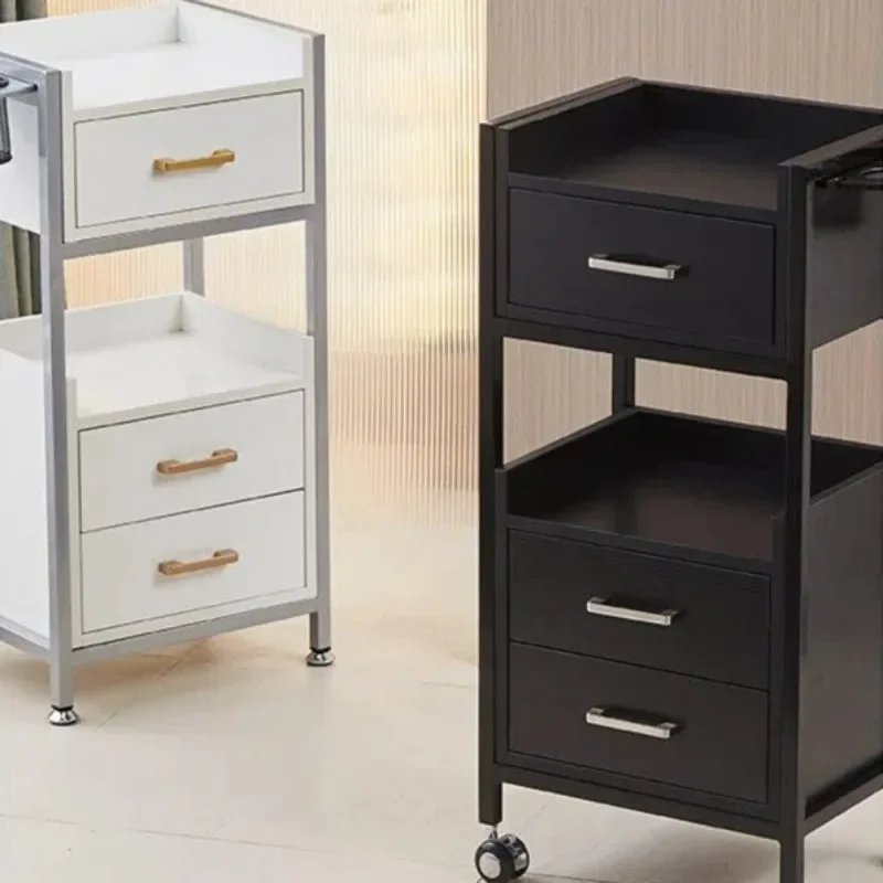 Barber Shop Tool Cabinet Cart Hair Salon Special Tool Desk Multifunctional Shelf Hair Salon Beauty Hair Cabinet